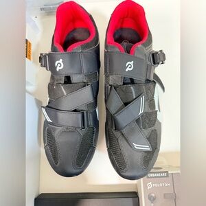 Peloton shoes size 11, heart monitor, headphones new in the box.